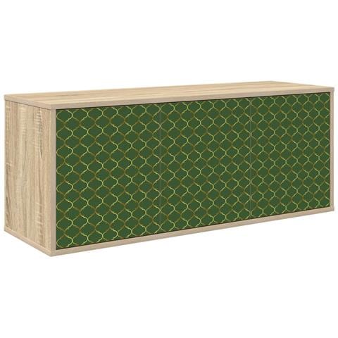 Mobile TV da Parete GELEEN 102 x 33 x 40 cm Rovere Sonoma - Foto 1
