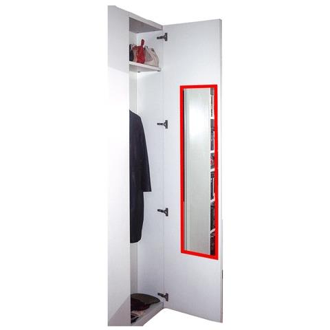 Specchio Plastico Misure Cm120x35 Colore Argento - Foto 2