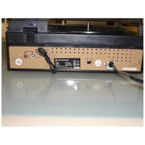 Giradischi PL186H 33/45/78 Giri Radio FM colore Marrone / Grigio - Foto 4