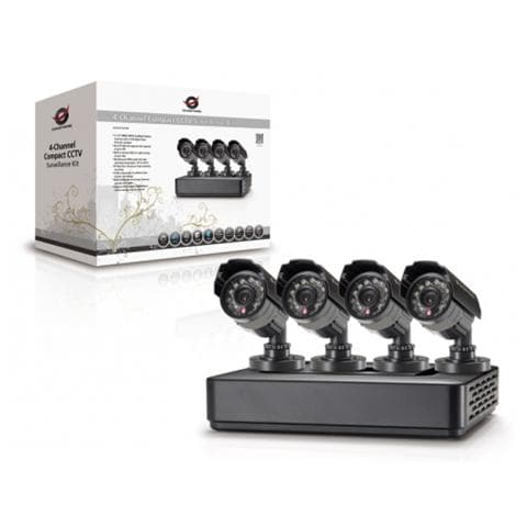 Kit 4 Telecamere Videosorveglianza Con Dvr Compatto 4 Canali - Foto 4