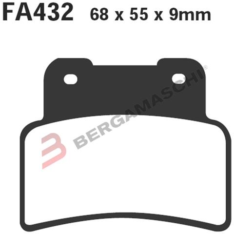B1r R1243200 Pastiglie Aprilia Rs125-sl750-mana 850 Ant. Fa432 - Foto 1