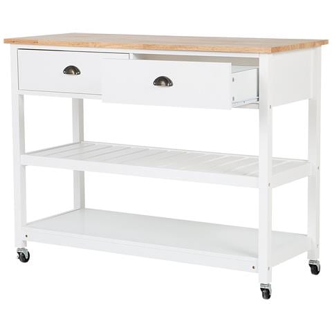 Carrello Da Cucina Navarino Bianco - Foto 25