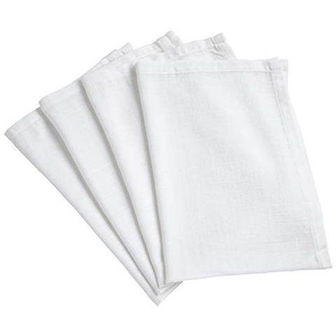 Bbc370901 Bio-windeln, 50cm X 70cm, Weiß, 4er Set, Mehrfarbig, 4 Stück - Foto 1