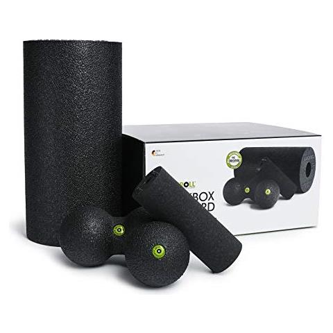 Nero Roll Serie Blackbox, Completo Set Per Allenamento E Rigenerazione Muscolare Unisex - Adulto, Nero, 31,6 X 25,4 X 15,6 Centimetri - Foto 1