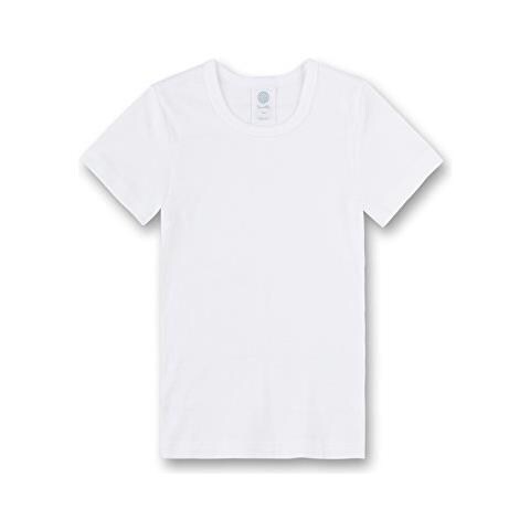 Canottiera, Colletto Tondo, Manica Corta, Bambino, Bianco (weiß (10)), 104 Cm - Foto 1