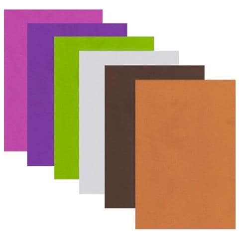 Fogli Di Gomma X 6 - Colori Vivaci - Foto 1