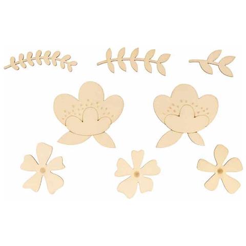 27 Mini Sagome Di Legno 2 Mm - Primavera - Foto 1