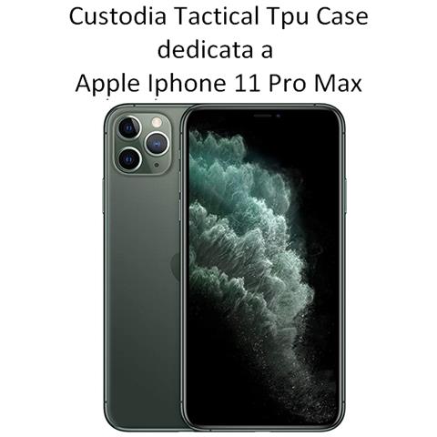 Tactical Custodia Originale Tpu Cover Case Per Apple Iphone 11 Pro Max Trasparente - Foto 2