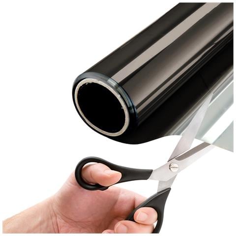 Pellicola Per Vetri Protezione Privacy Protezione Solare Effetto Specchio 60x200 Cm Black - Foto 7