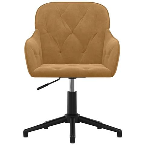 Sedie Da Pranzo Girevoli 2 Pz Marroni In Velluto - Foto 10