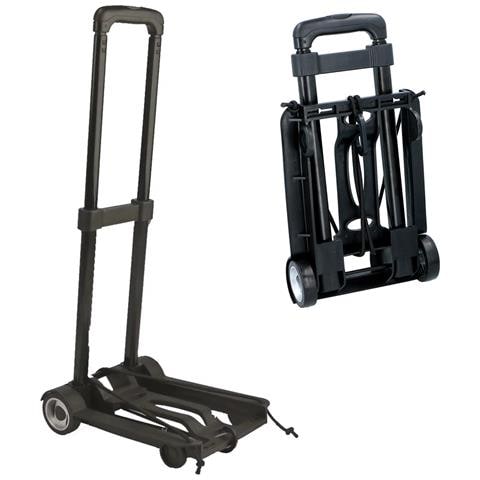Carrello Pieghevole Con Maniglia Estensibile Portata 40 Kg Portapacchi Trasloco - Foto 1