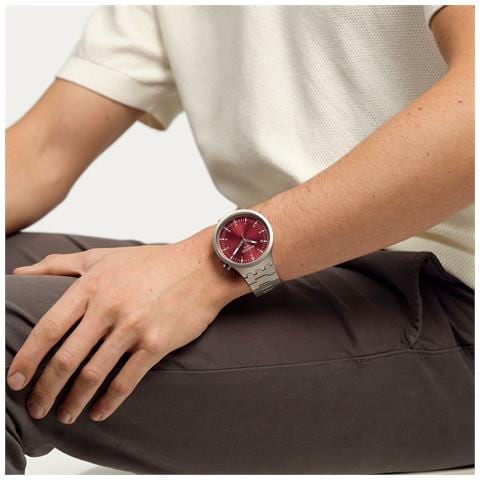 Orologio Unisex Swatch Sb07s104g Nero Argentato - Foto 7