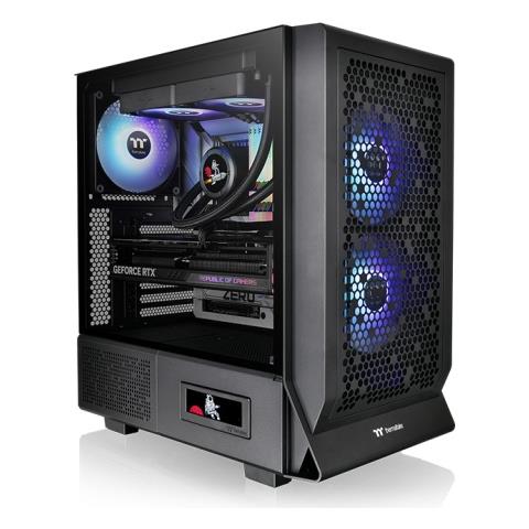 Case 330 TG MidiTower ATX / EATX / micro ATX /Mini-ITX 2 Porte USB 3.2 Colore Nero - Foto 1