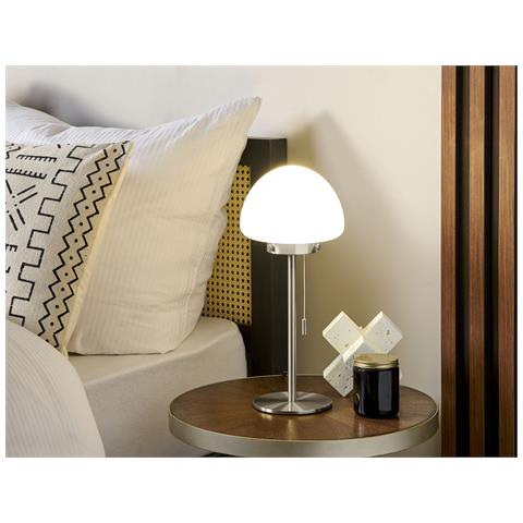 Lampada Da Tavolo Moruga Metallo Argento - Foto 1