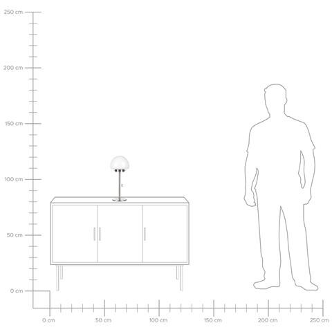 Lampada Da Tavolo Moruga Metallo Argento - Foto 14