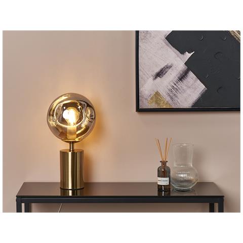 Lampada Da Tavolo Boyd Metallo Ottone - Foto 1