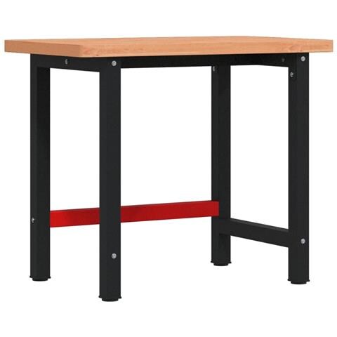 Banco Lavoro 100x60x83 Cm Legno Massello Faggio Rettangolare - Foto 1