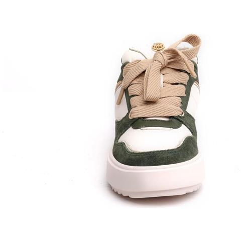 Rumi Lace Up Trainers Sneakers Pelle Di Mucca Scarpe Donna Verde Eu 37, 43f3rmfs4l-985 - Foto 3
