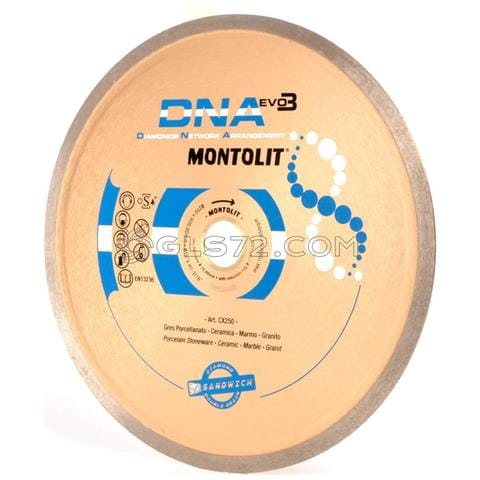 Disco Diamantato 250 Mm Dna Cx250 Per Gres Ceramica Delicata Marmo Granito - Foto 1