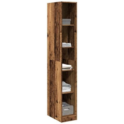 Armadio Legno Antico 30x50x200 Cm In Legno Multistrato - Foto 3
