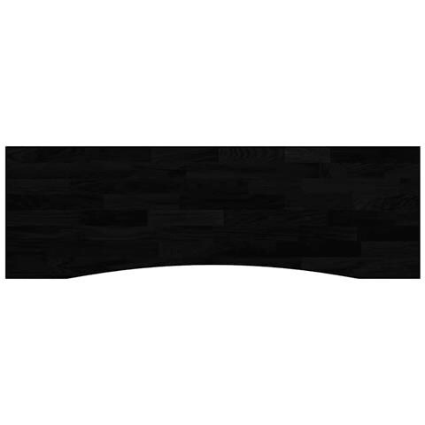 Piano Scrivania Marrone Scuro 160x50x2,5 Cm In Rovere Massello - Foto 2