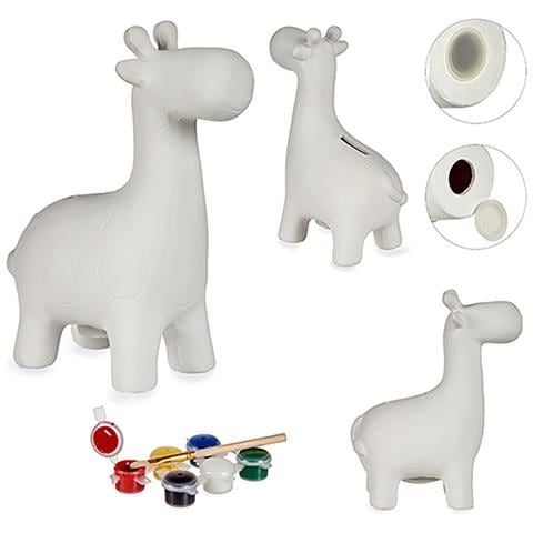 Salvadanaio Da Dipingere Design Giraffa. - Foto 1