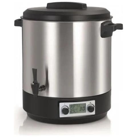 Sterilizzatore Elettrico NSST12INA Per Barattoli Serbatoio in Acciaio Inox Schermo LCD Rubinetto Timer 12L 1650W - Foto 1