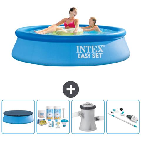 Piscina Fuori Terra - In Giro - 244x244x61 Cm - Blu - Include Accessori Coordinati Cb5 - Foto 1