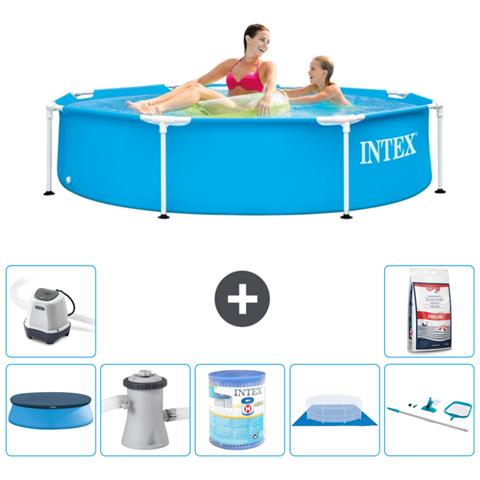 Piscina Fuori Terra - In Giro - 244x51 Cm - Blu - Include Accessori Coordinati A1436 - Foto 1