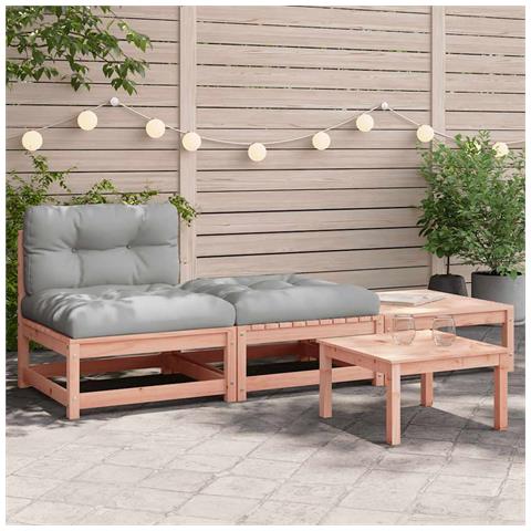 Lusso Casadino - Divano Da Giardino Senza Braccioli Con Cuscini E Poggiapiedi - Foto 8