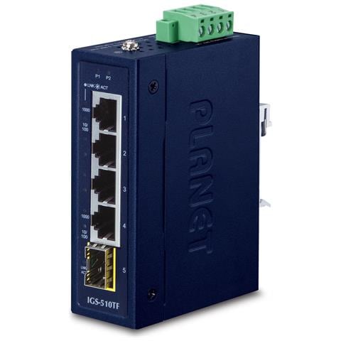 IGS-510TF switch di rete Non gestito Gigabit Ethernet (10/100/1000) Blu - Foto 1