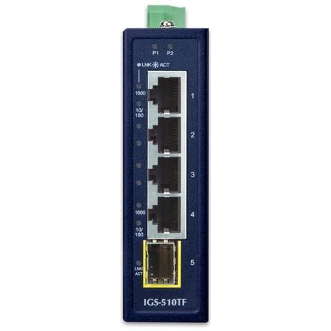 IGS-510TF switch di rete Non gestito Gigabit Ethernet (10/100/1000) Blu - Foto 3