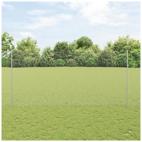 Posti per Recinzione  22 pcs U-Channel 160 cm Acciaio Galvanizzato, Recinzione Esagonale  1.6x25 m Acciaio Galvanizzato - Foto 2