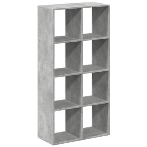 Libreria Divisorio Grigio Cemento 69,5x29x137,5cm in Truciolato - Foto 1