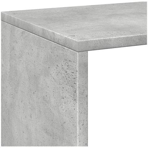 Libreria Divisorio Grigio Cemento 69,5x29x137,5cm in Truciolato - Foto 9