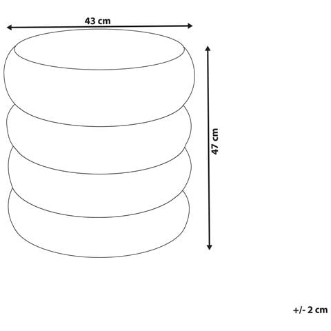 Pouf Sumpter Bouclé Blu - Foto 8