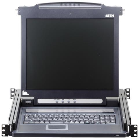 CL1000M console a rack 43,2 cm (17") 1280 x 1024 Pixel Metallo, Plastica Nero 1U - Foto 4