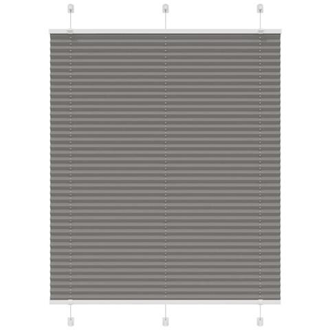 Tenda Plissettata Antracite 110x150cm Larghezza Tessuto 109,4cm - Foto 1