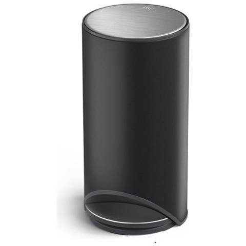 Pattumiera Arc Extrapiatta Con Pedale 30 Litri E Tasca Interna Per Sacchetti Design Moderno Colore Nero Carbone Ideale Per Spazi Ridotti - Foto 1