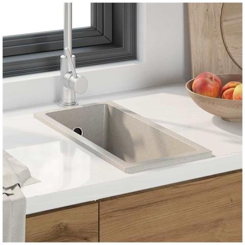 Lavello da cucina Beige 21 x 44 x 14 cm Granito - Foto 2