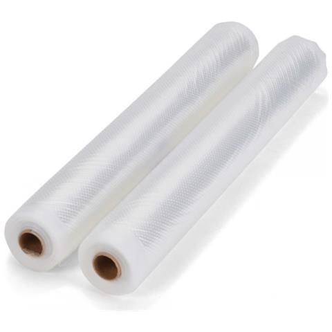 Confezione Da 2 Rotoli 28cm X 300cm Per Macchina Confezionatrice Sottovuoto - Dom505 - Foto 2