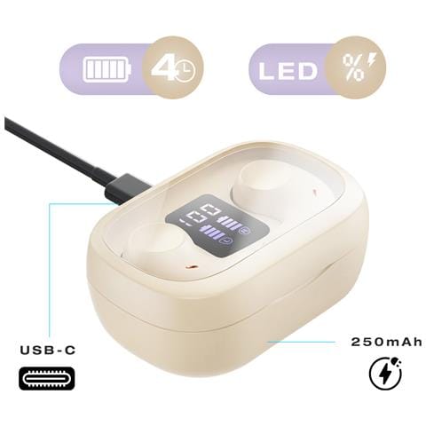 Cuffie Bluetooth 5.3 Stereo Senza Fili Con Bassi E Riduzione Attiva Del Rumore - Foto 4