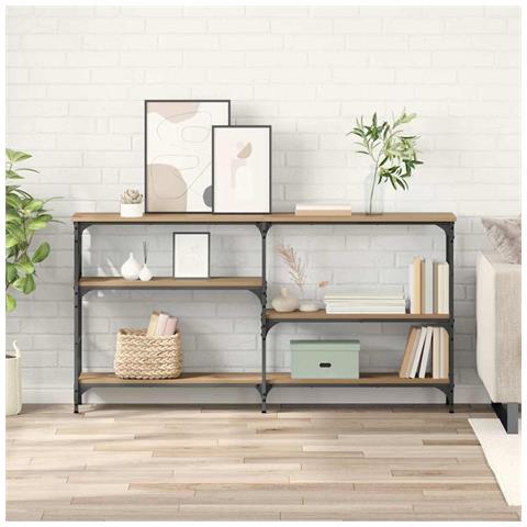 Tavolo consolle Rovere artigianale 150 x 29 x 76,5 cm - Foto 2