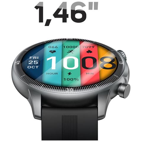 Smartwatch Sport Bluetooth Impermeabile Ip67 Con Monitoraggio Della Salute, Nero - Foto 2