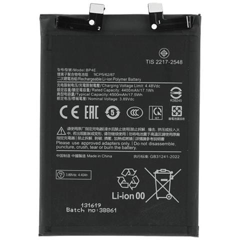 Oem Batteria Testata Ricambio Pari Originale Bp4e Per Xiaomi 13 Lite Mzb0cvleu - Foto 1