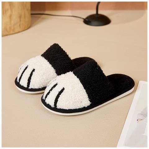 Pantofole Calde E Accoglienti Per La Casa Di Coppia - Calzature Unisex Antiscivolo Per Interni Black M - Foto 2