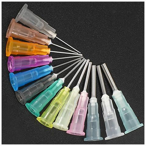 Ago Dosatore Dritto 25g 0,25mm - Precisione Di Dosaggio | Diametro Interno 0,25 Mm, Esterno 0,50 Mm, Lunghezza 30 Mm | Uso Medico E Di Laboratorio - Foto 2
