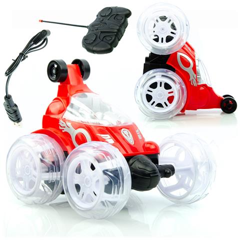 Auto Telecomandata ""speed And Red"" - Ballo E Movimento Multidirezionale | Batteria Potente, Led Colorati | Giocattolo Per Bambini E Adulti - Foto 1