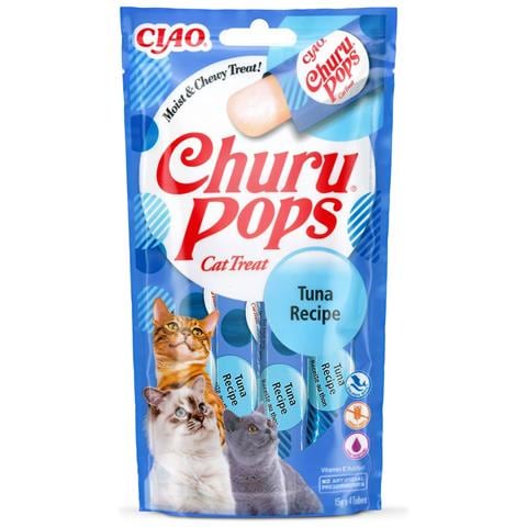 Churu Pops Tuna - Bocconcino Per Gatti - 4x15 G - Foto 1