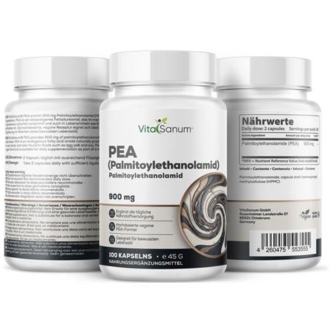 PEA Palmitoiletanolamide 900 mg 100 Capsule Integratore alimentare - Foto 1